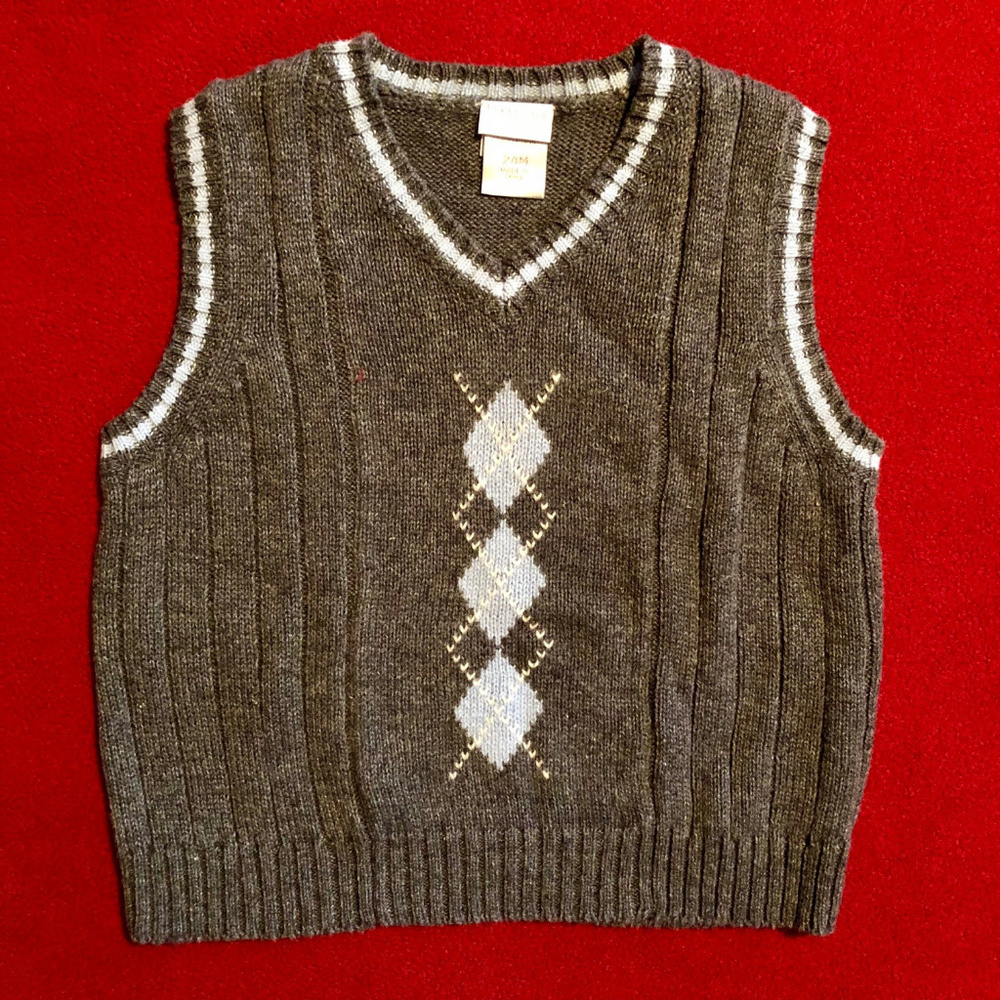 Perfectly Dressed argyle sweater vest